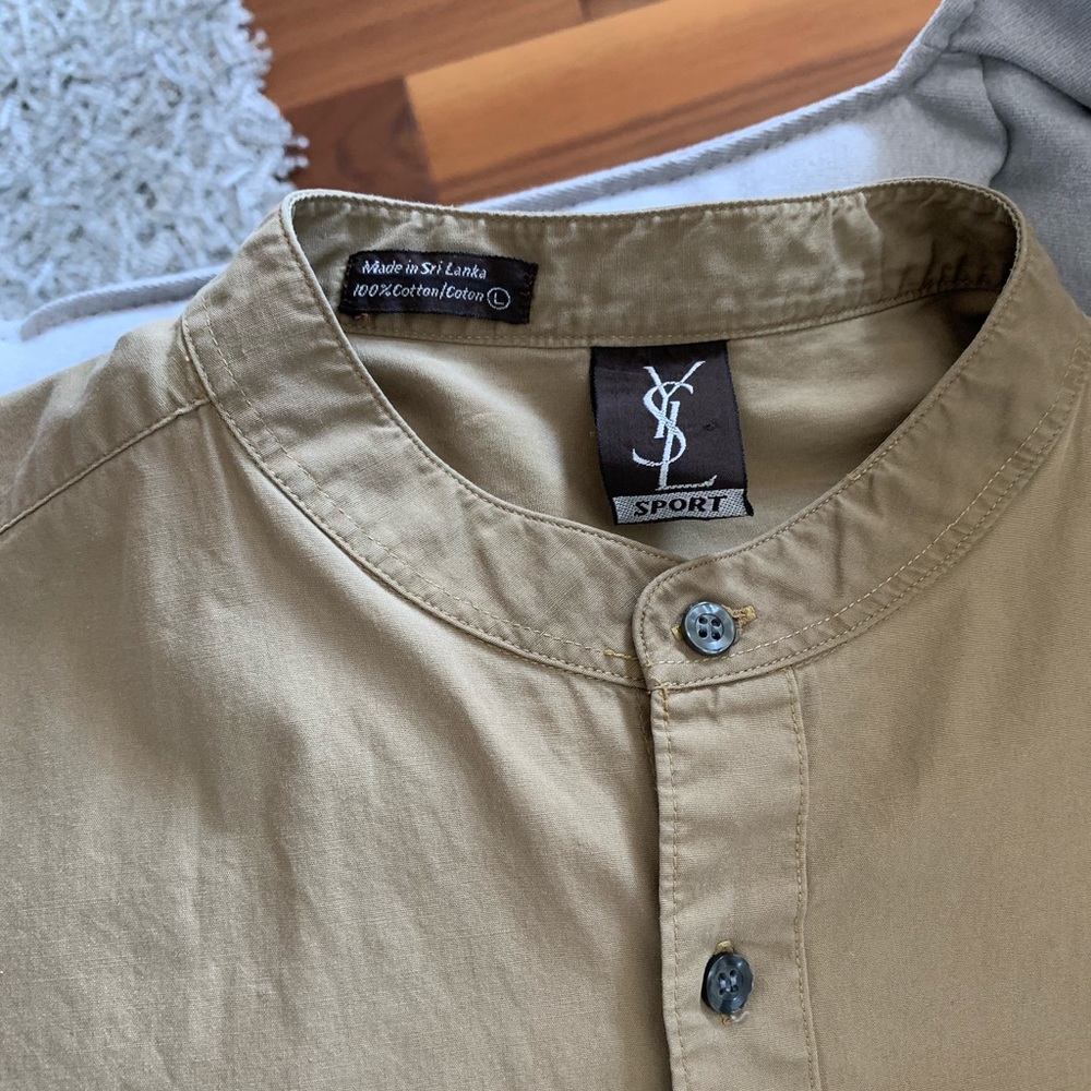 YSL Sport long sleeve mens shirt, size Large
